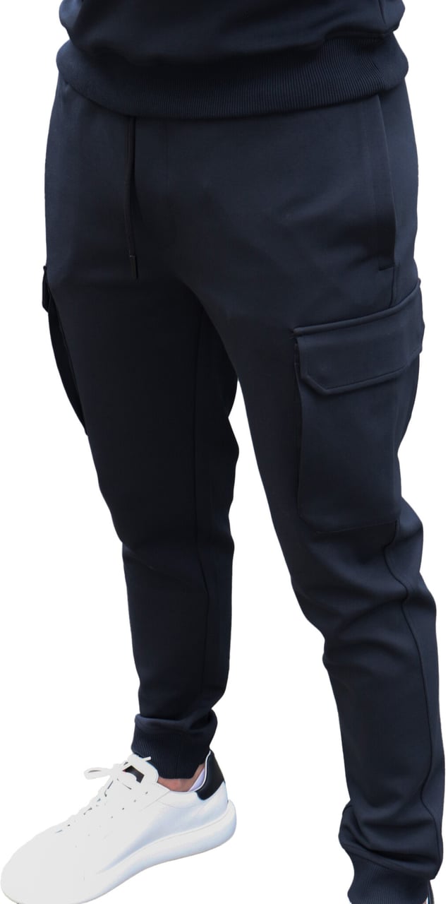 Woolrich Light Fleece Sweatpants Melton Blue Blauw