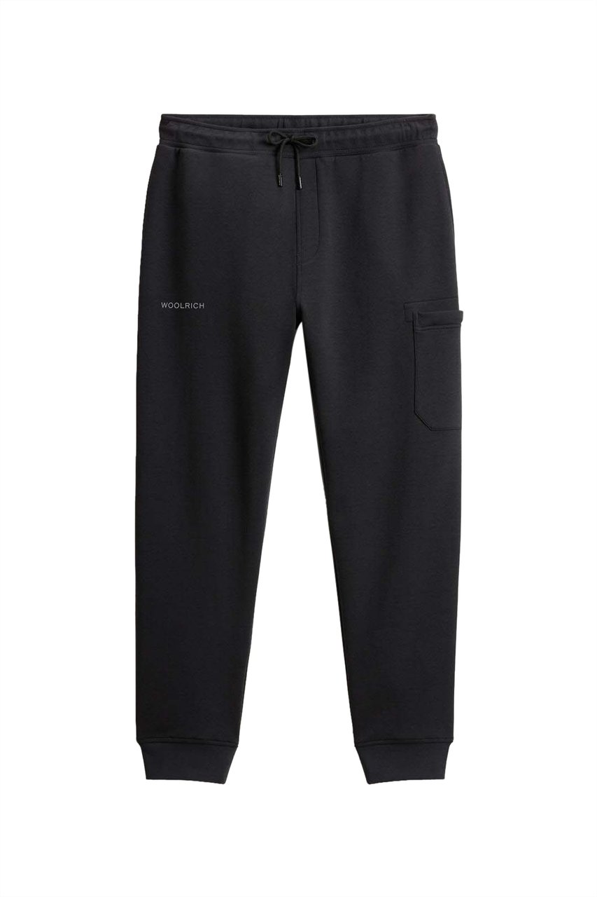 Woolrich Tech Fleece Pant Black Zwart