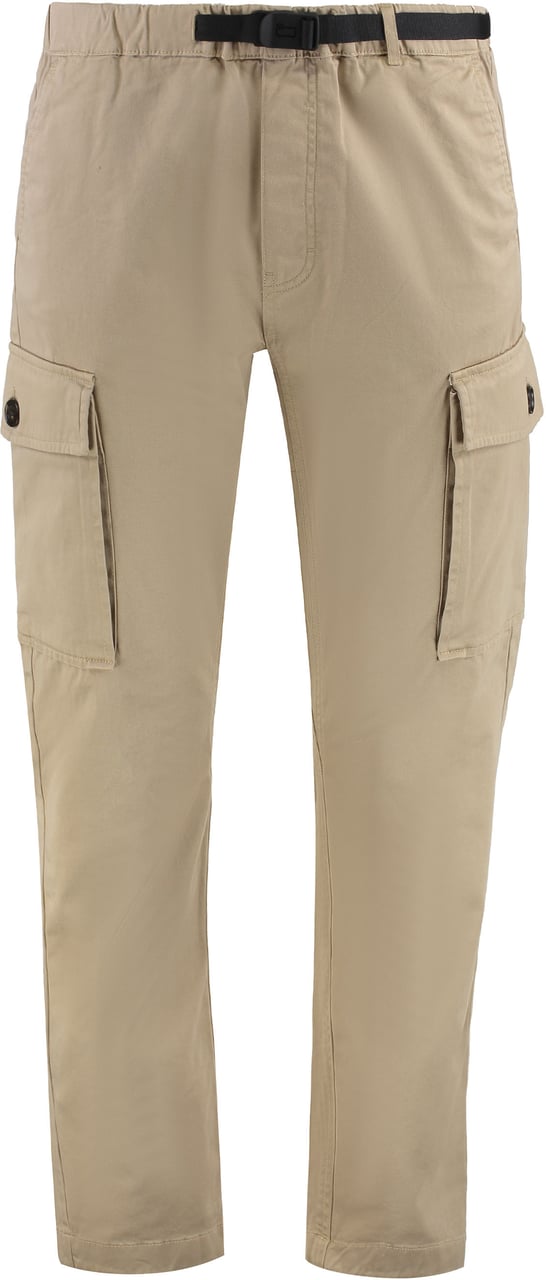Woolrich Belted Cotton cargo-trousers Wit