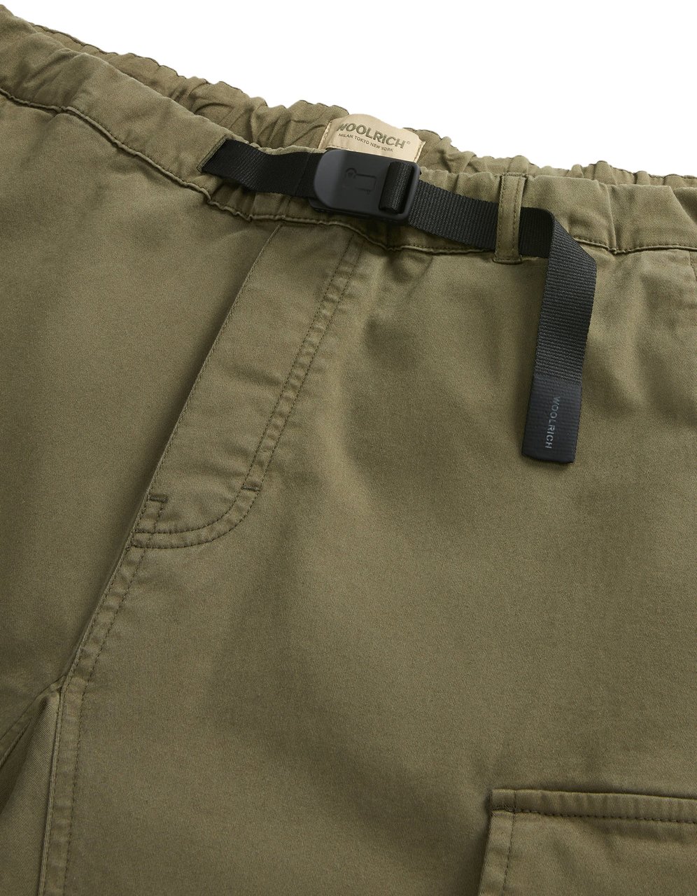 Woolrich Trousers Greenstone Groen