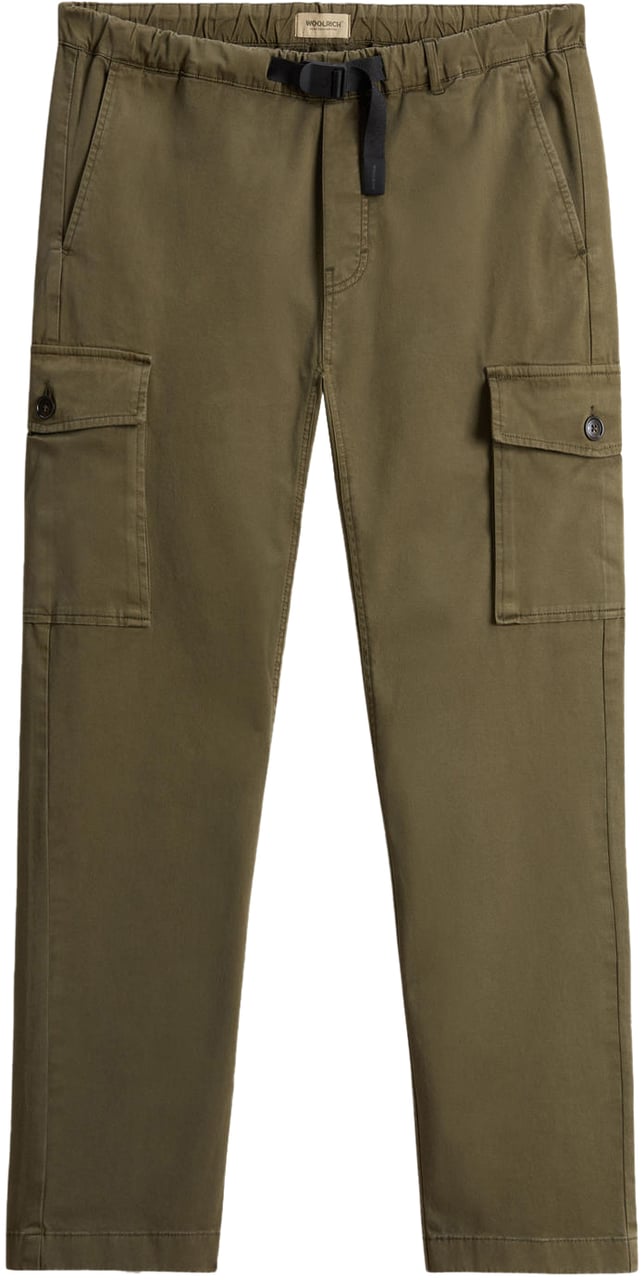 Woolrich Trousers Greenstone Groen