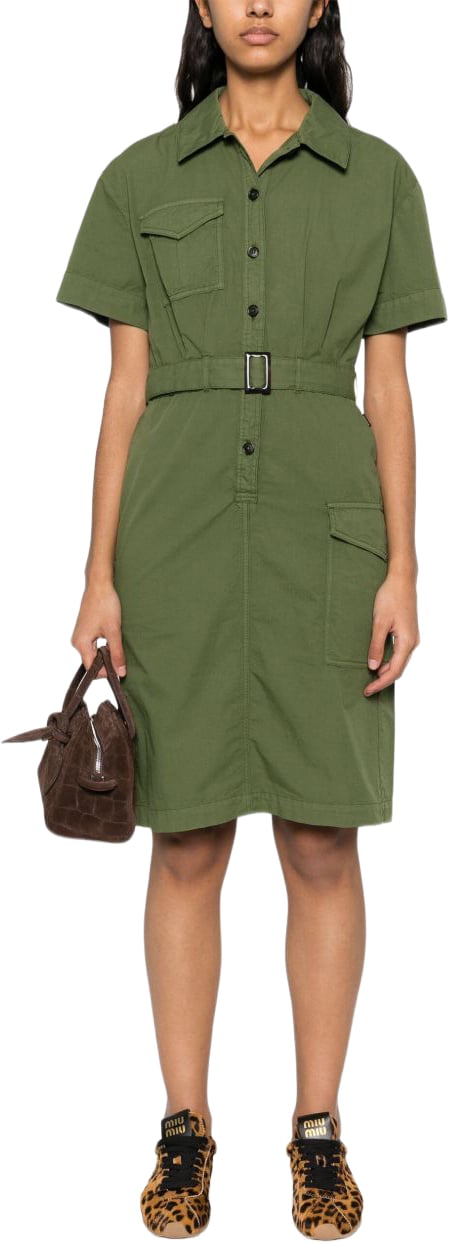 Woolrich Dresses Verde Groen