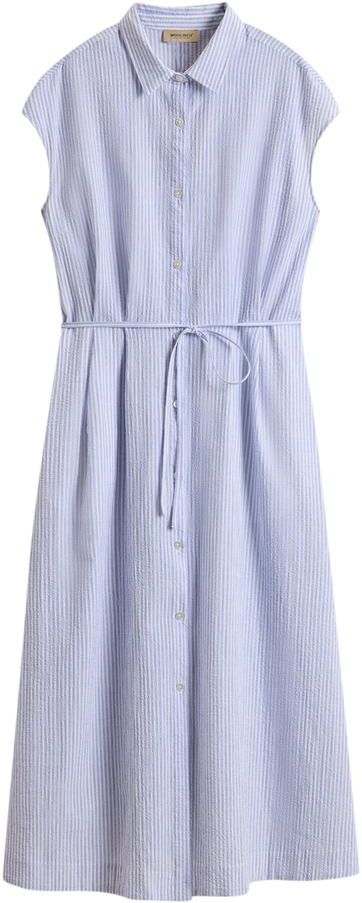 Woolrich Dresses Blue Stripe Blauw