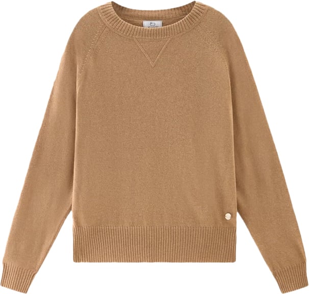 Woolrich Sweaters Suede Brown Bruin