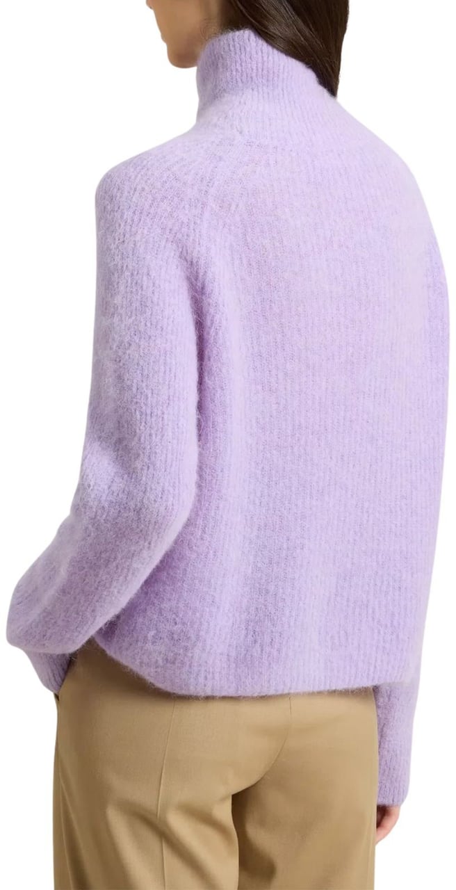 Woolrich Soft Alpaca Turtleneck Soft Violet Paars