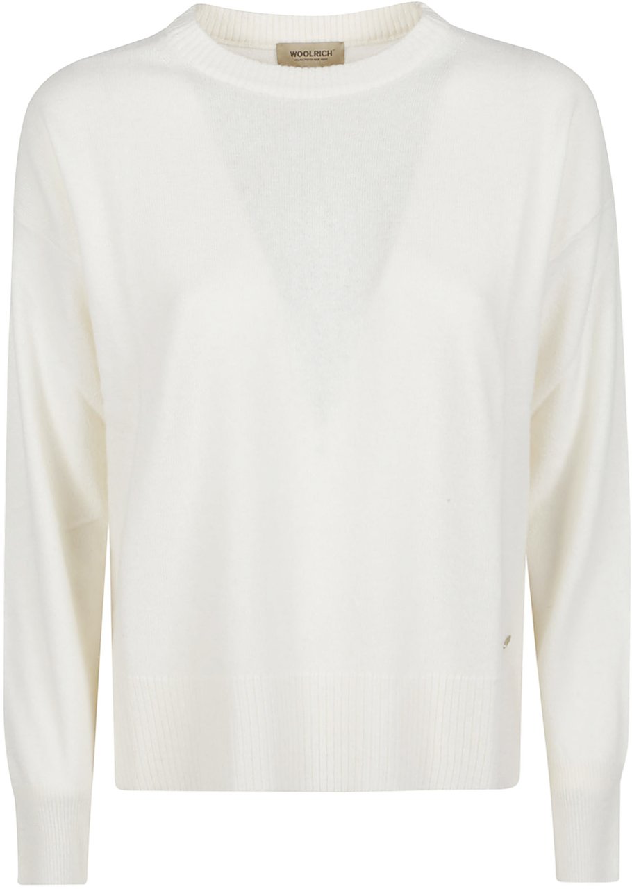 Woolrich Comfort Sweater White Wit