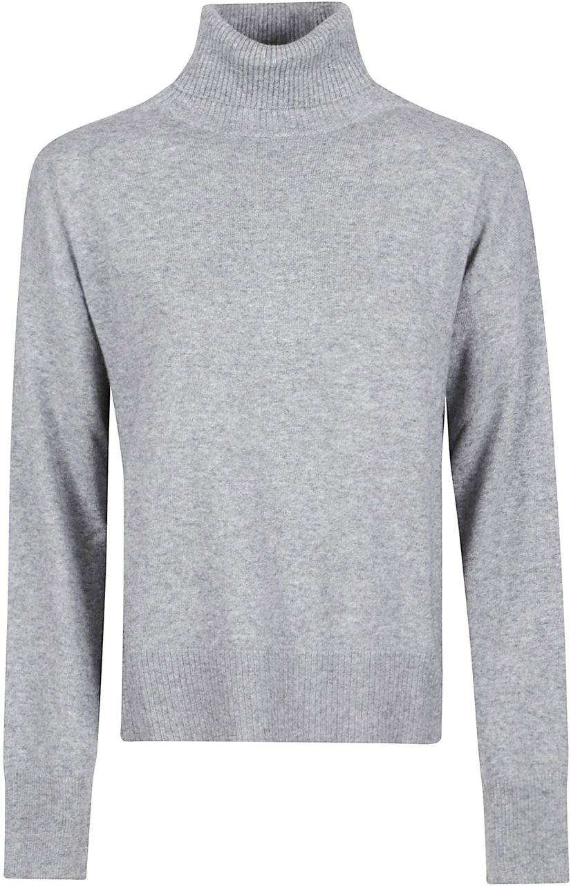 Woolrich Comfort Turtle Neck Sweater Grey Grijs