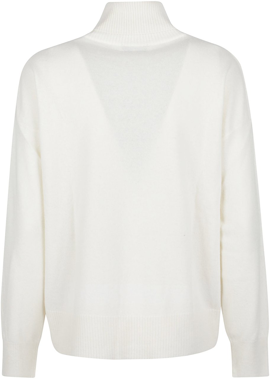 Woolrich Comfort Turtle Neck Sweater White Wit