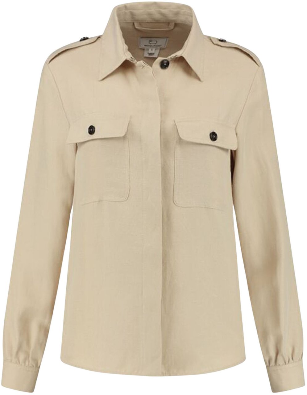 Woolrich Woolrich Fluid Utility Overshirt  Beige Cfwwos0078frut3043 8925 Beige