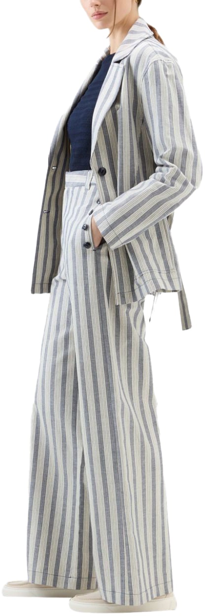 Woolrich Shirts Melton Blue Blauw