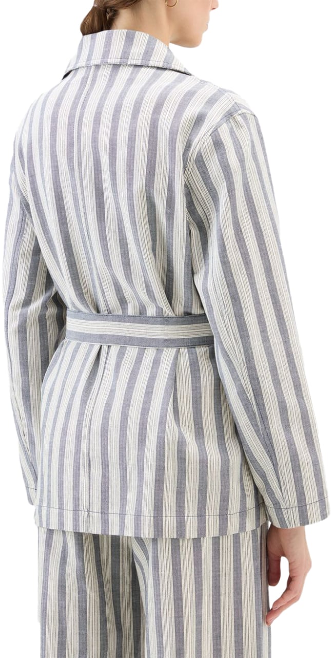 Woolrich Shirts Melton Blue Blauw