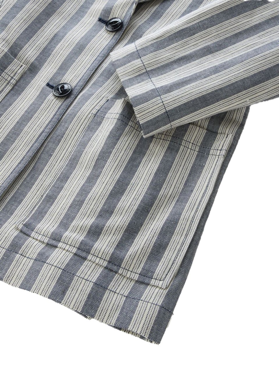 Woolrich Shirts Melton Blue Blauw
