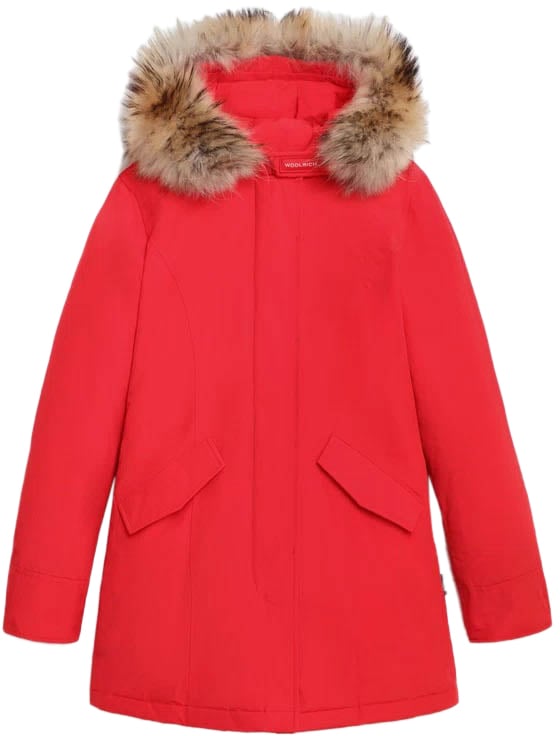 Woolrich Coats Marine Scarlet Rood