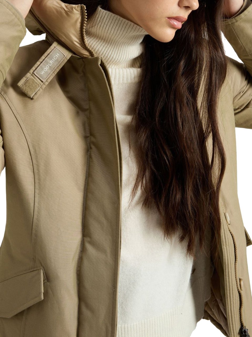 Woolrich Coats Beige Beige
