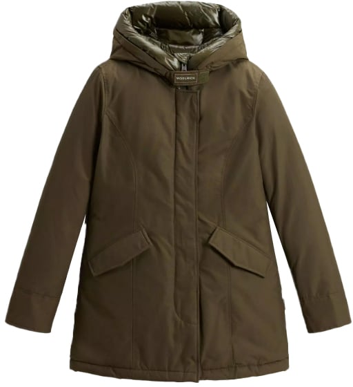 Woolrich Coats Green Groen
