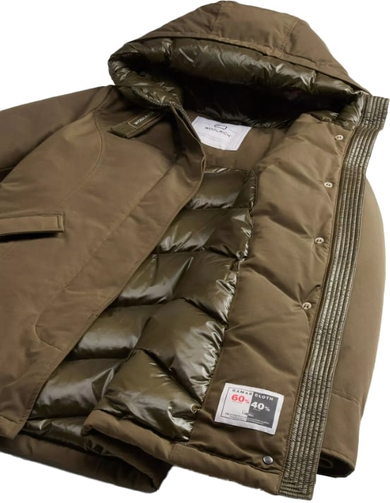 Woolrich Coats Green Groen