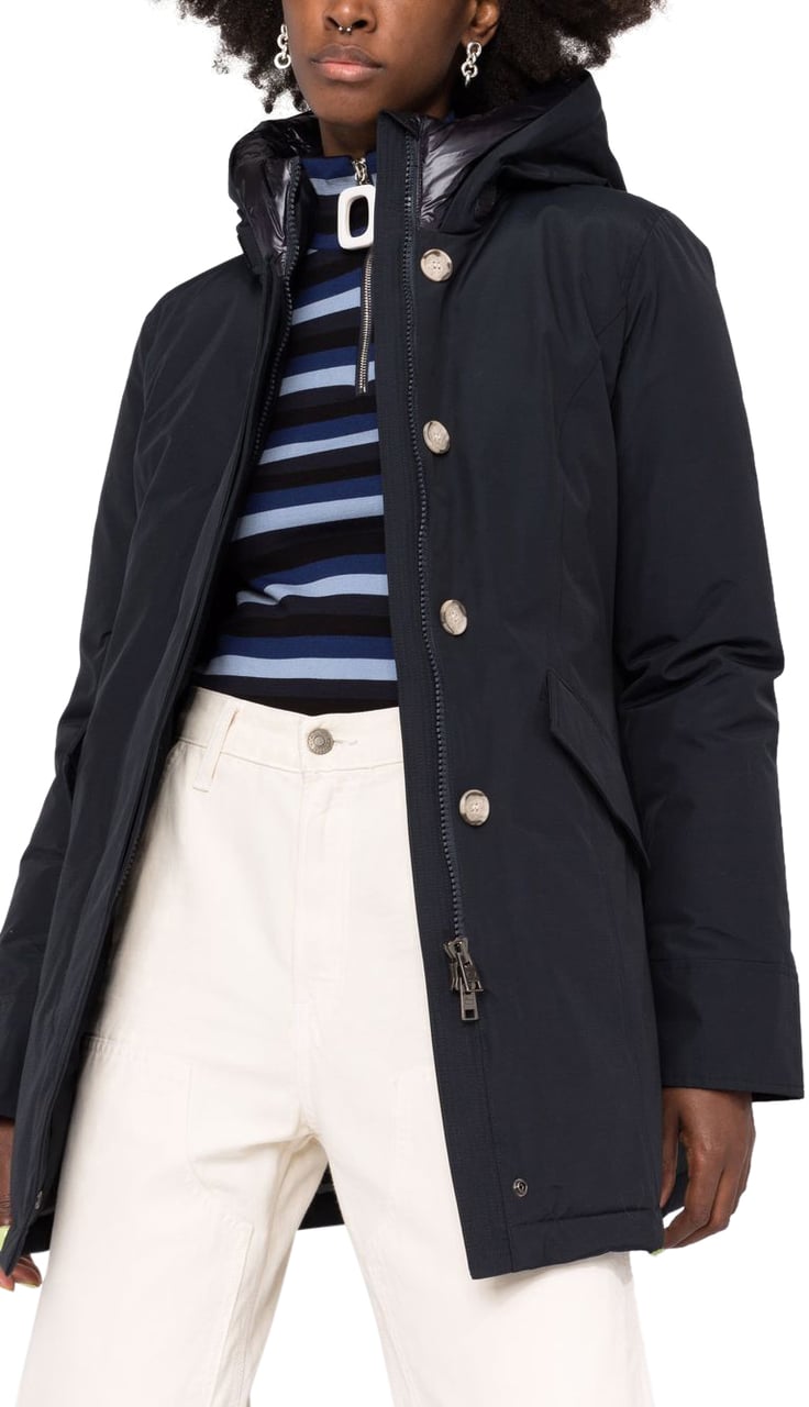 Woolrich Coats Blue Blauw