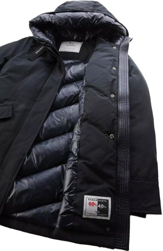 Woolrich Coats Blue Blauw