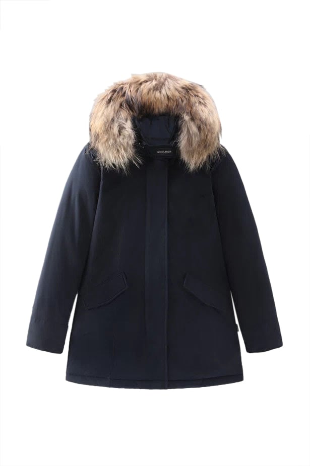 Woolrich Coats Melton Blue Blauw