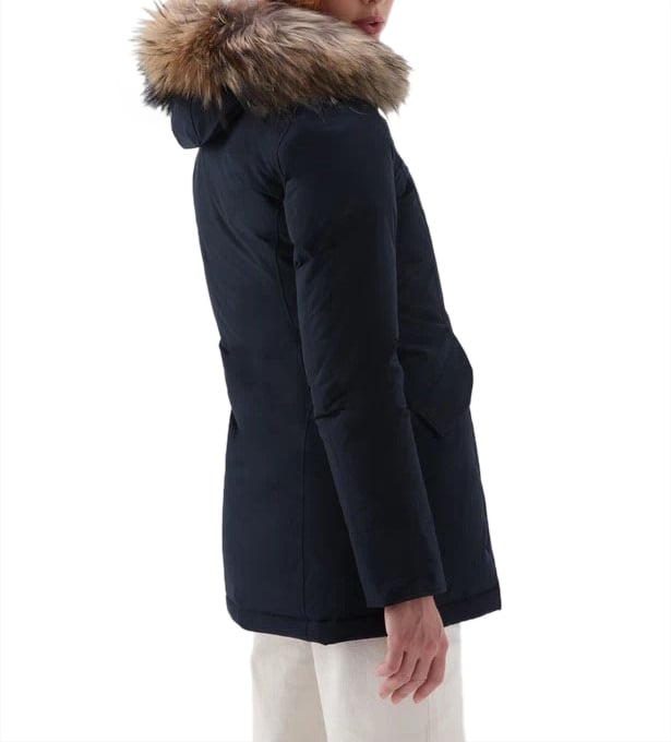 Woolrich Coats Melton Blue Blauw