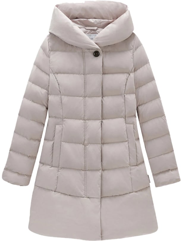 Woolrich Coats Milky Cream Wit