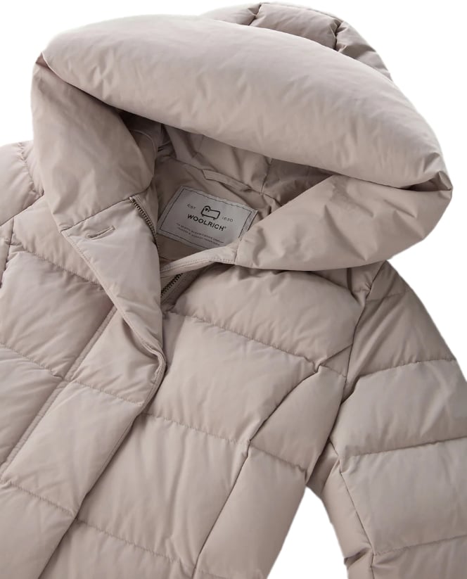 Woolrich Coats Milky Cream Wit