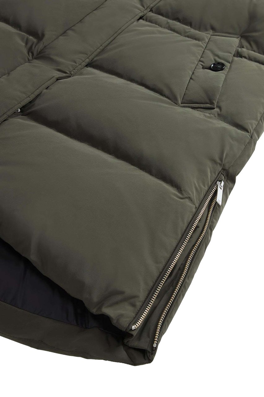 Woolrich Alsea Puffer Parka Dark Green Divers