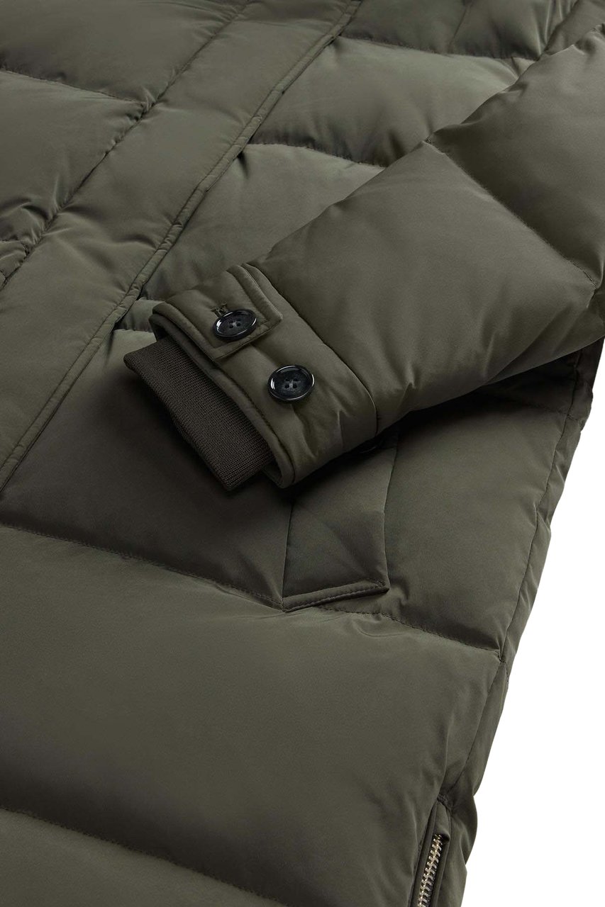 Woolrich Alsea Puffer Parka Dark Green Divers