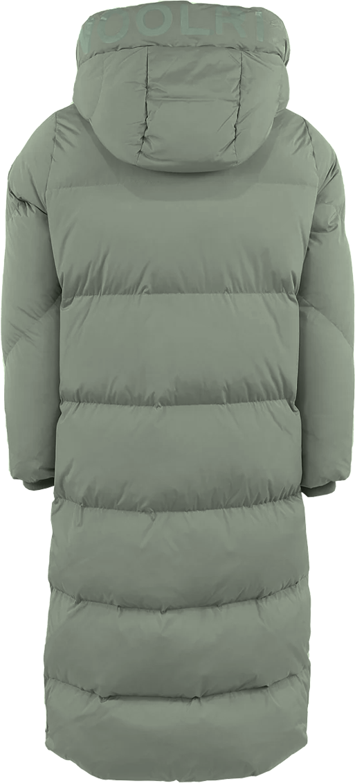 Woolrich Dames Aurora Parka Tunda Grey Groen