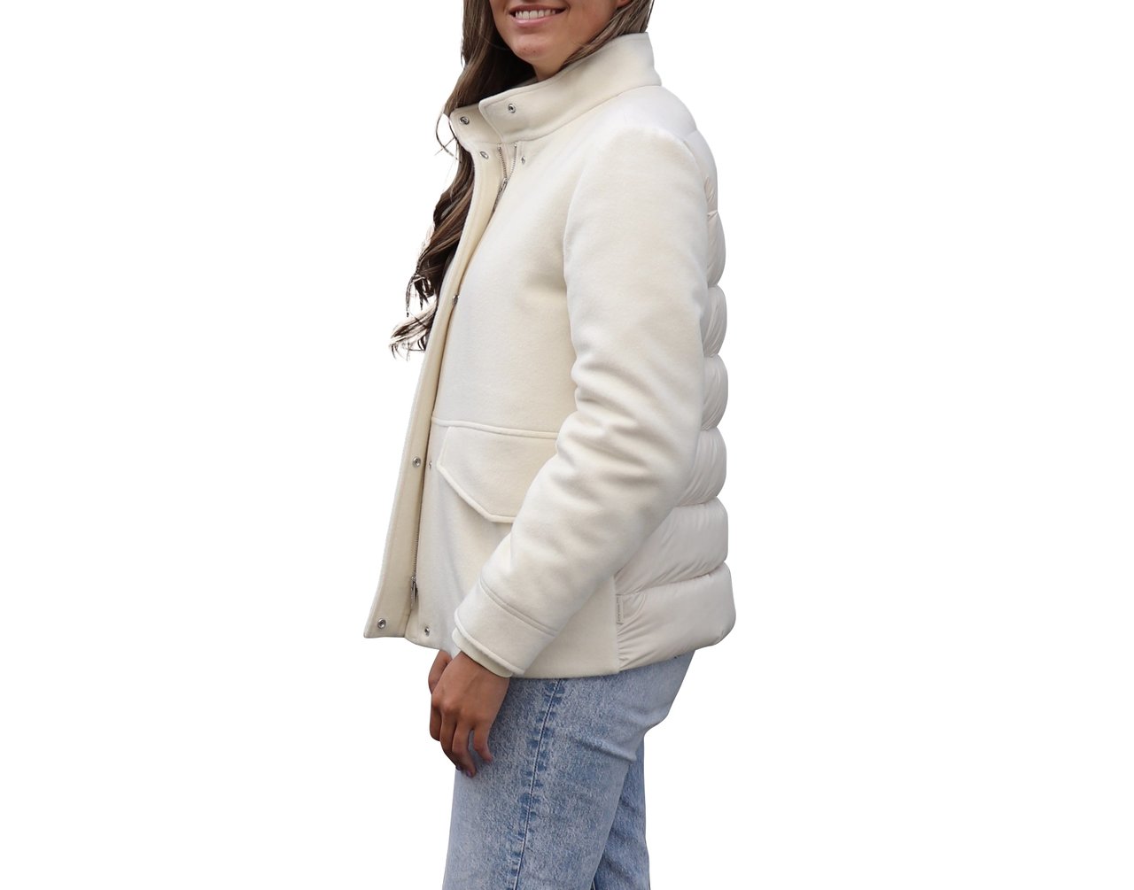 Woolrich Kuna Jacket Milky Cream Wit