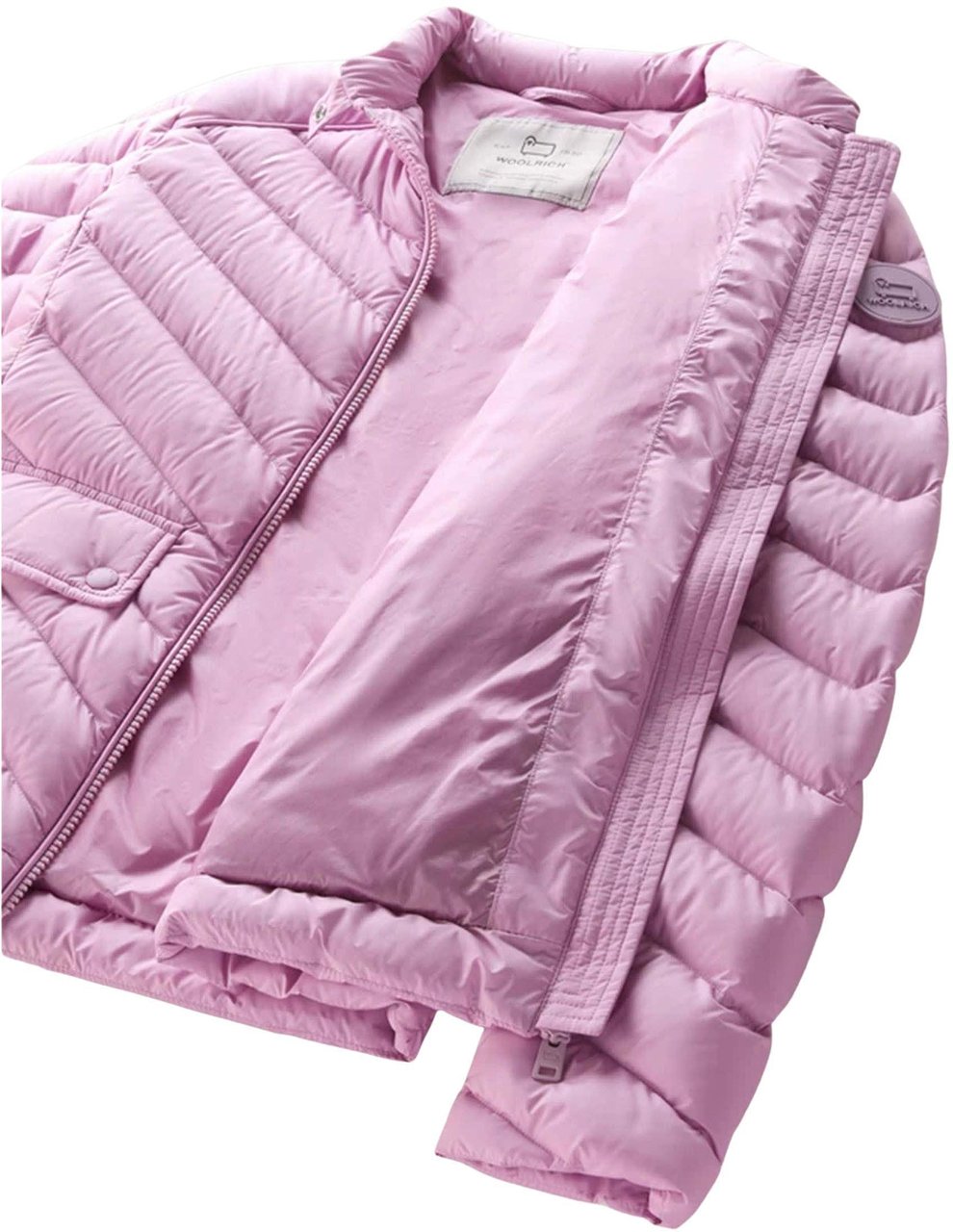 Woolrich Woolrich Chevron Quilted Gewatteerde Jassen Lila Cfwwou0776frut2635 4376 Paars