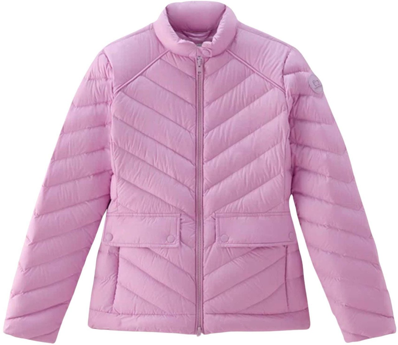 Woolrich Woolrich Chevron Quilted Gewatteerde Jassen Lila Cfwwou0776frut2635 4376 Paars