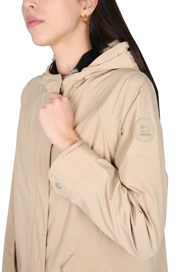 Woolrich Long Summer Parka Neutraal