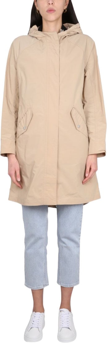 Woolrich Long Summer Parka Neutraal