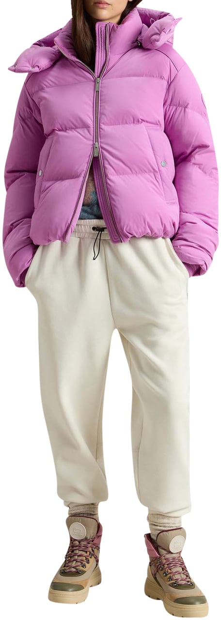 Woolrich Alsea Short Down Puffer Jacket Liatris Divers