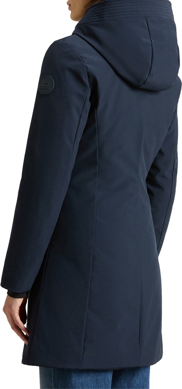 Woolrich Coats Melton Blue Blauw