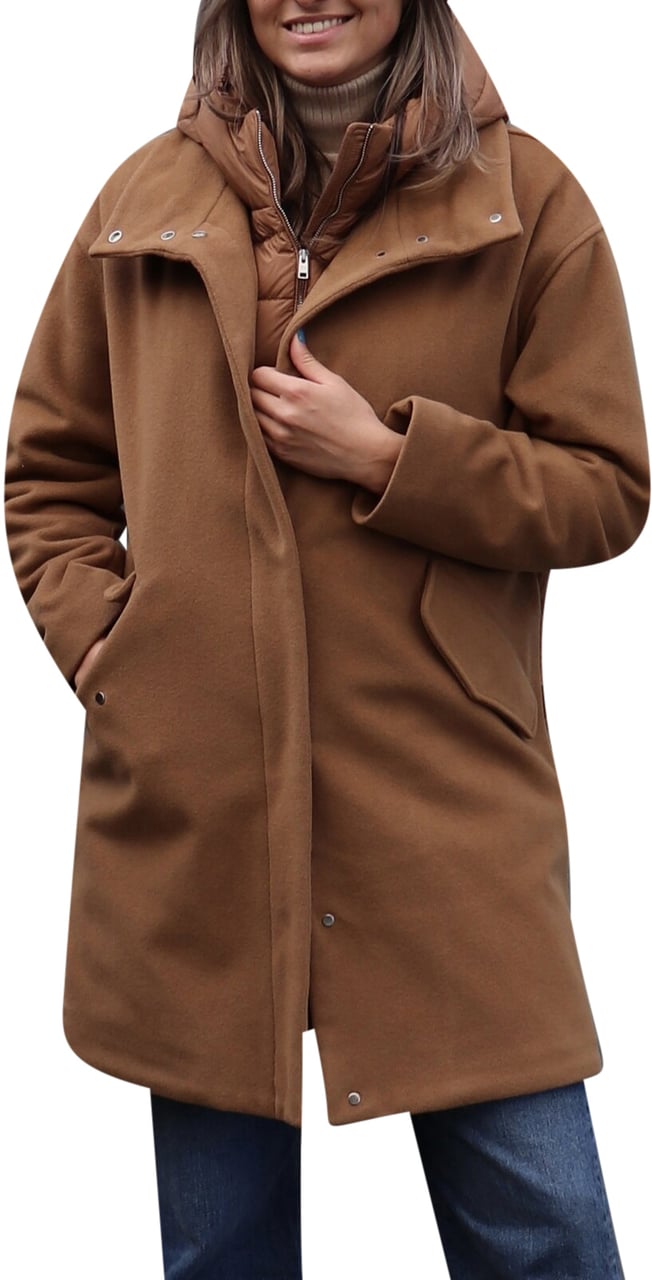 Woolrich Kuna IN Parka Dark Camel Beige