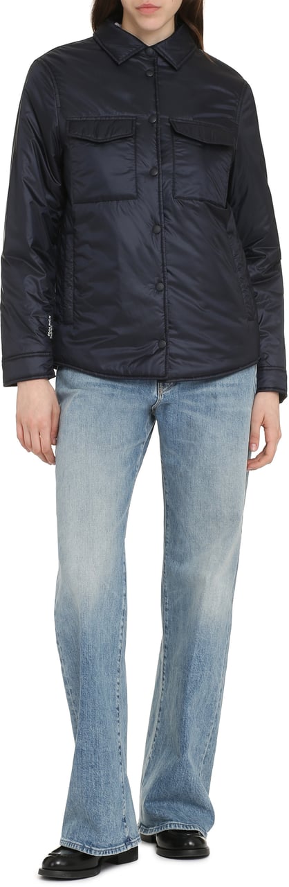Woolrich Nylon overshirt Blauw