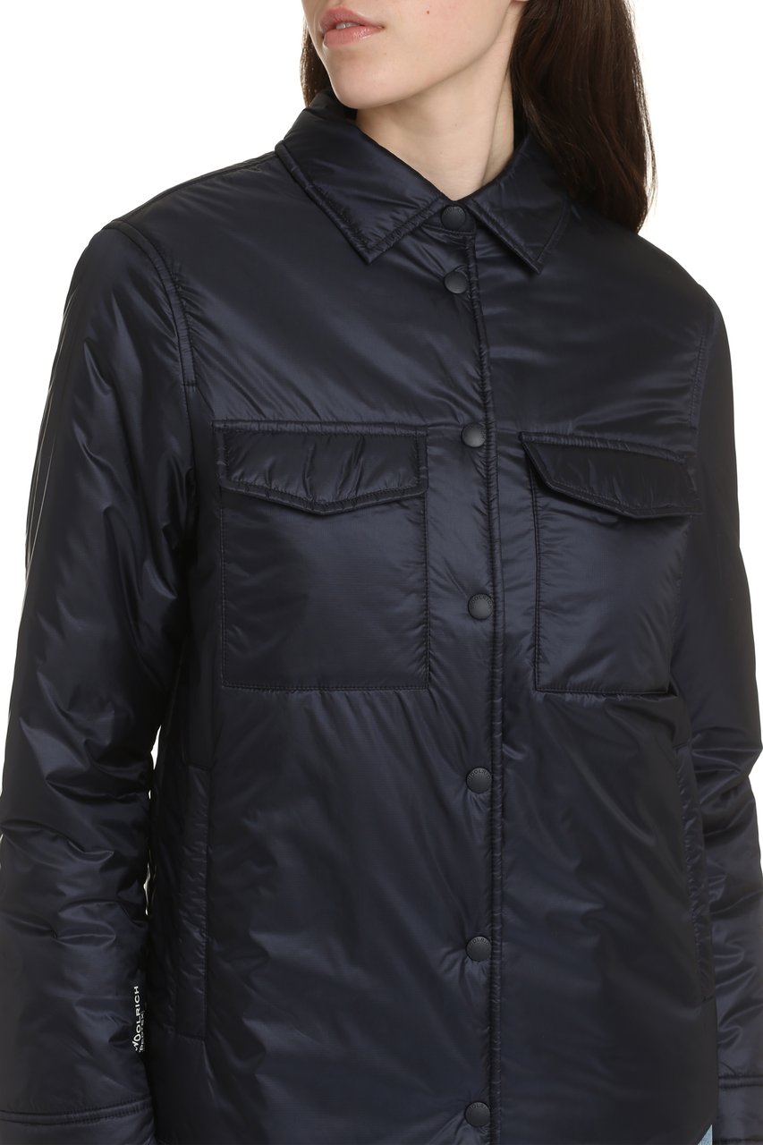 Woolrich Nylon overshirt Blauw