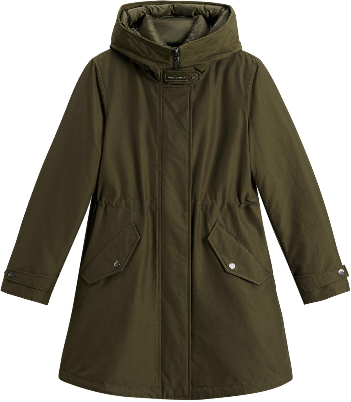 Woolrich Coats Green Groen