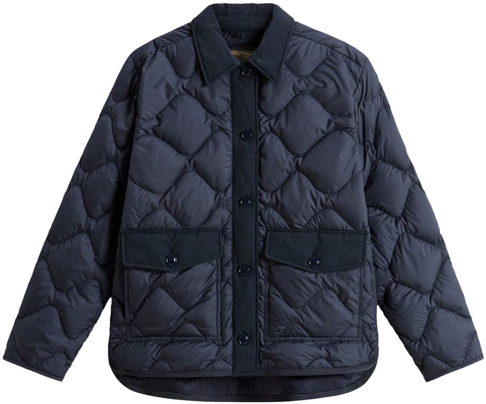 Woolrich Coats Blue Blauw