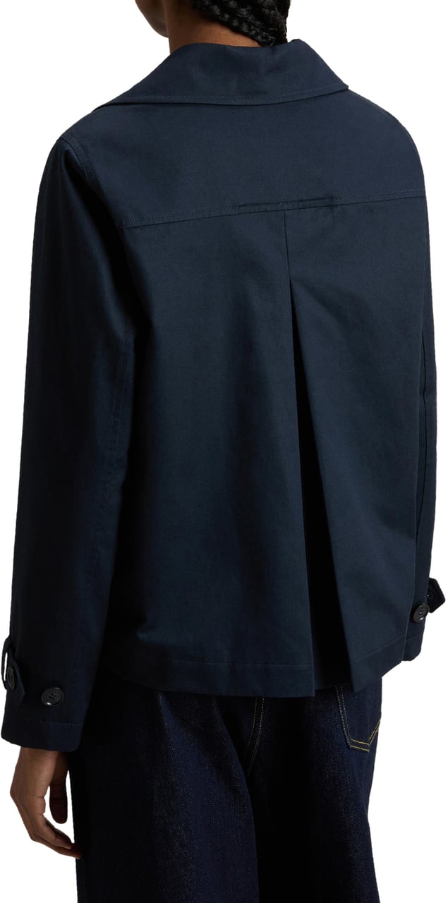Woolrich Coats Melton Blue Blauw