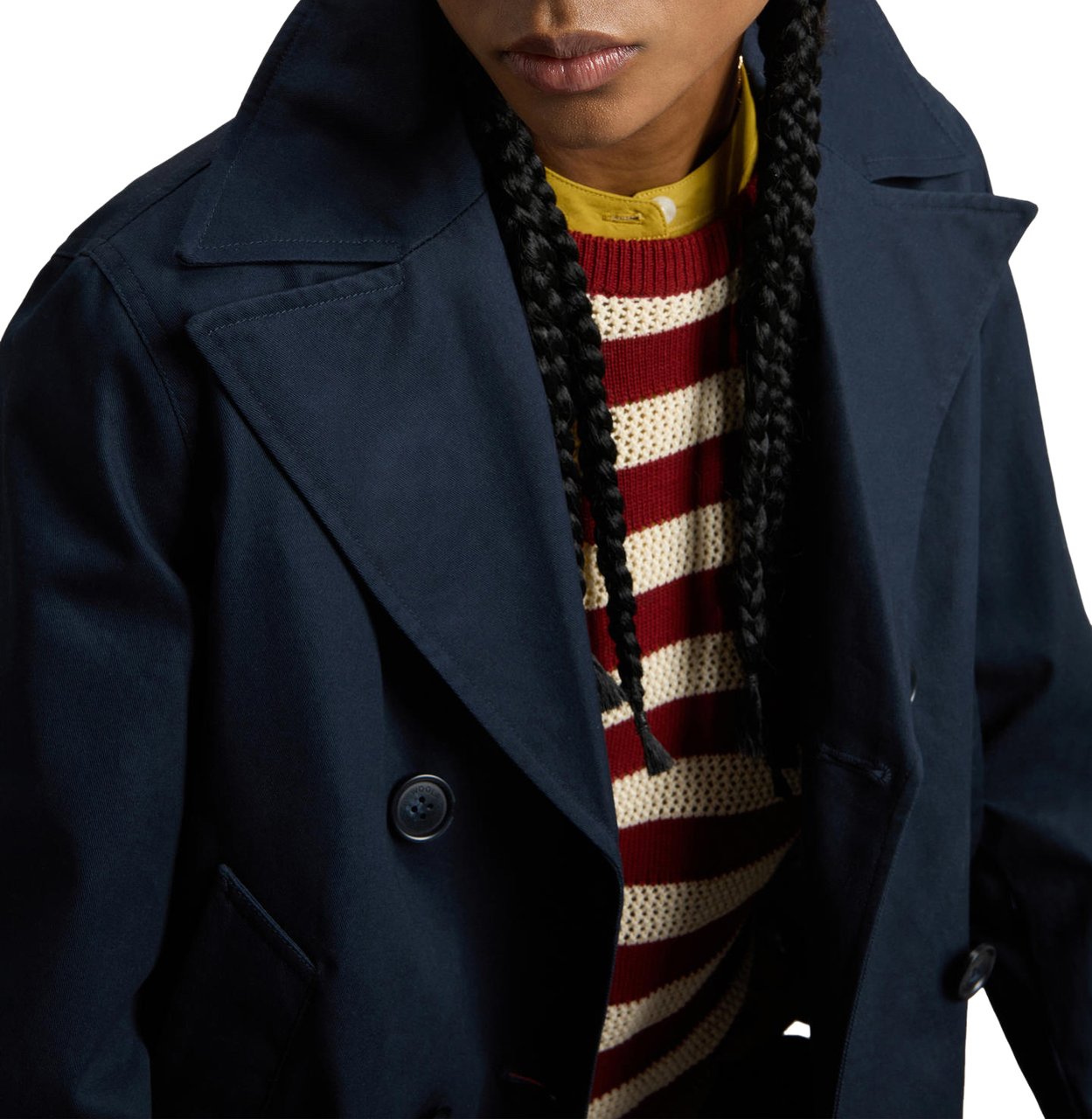 Woolrich Coats Melton Blue Blauw