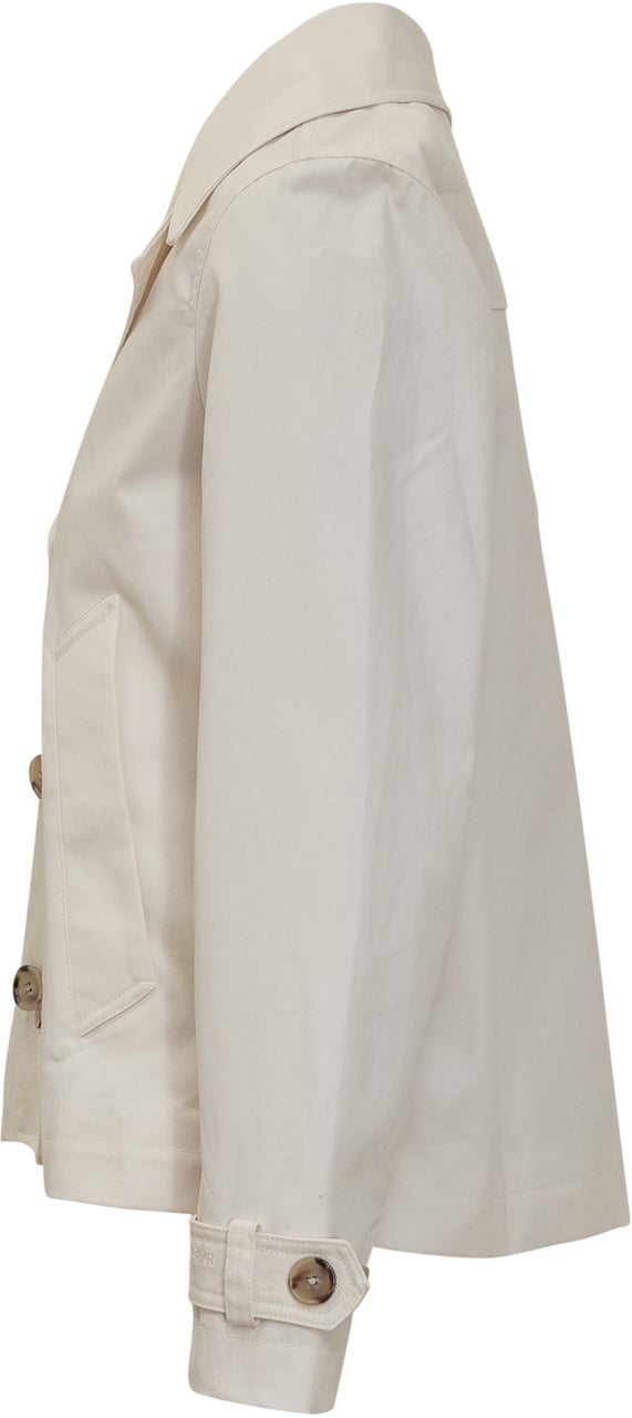 Woolrich Pecoat in Cotone Wit
