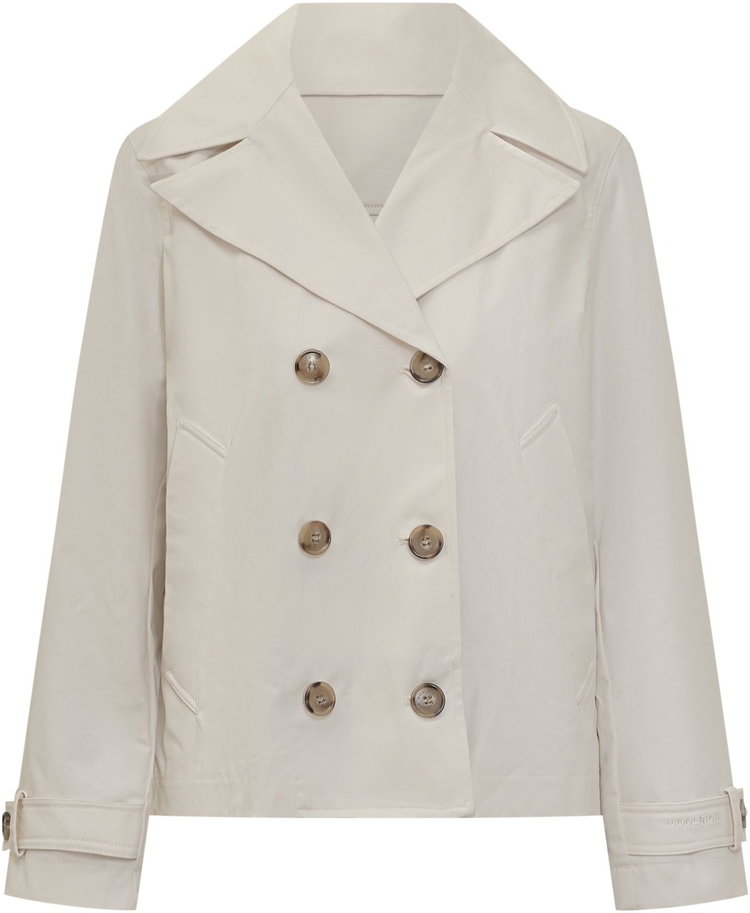 Woolrich Pecoat in Cotone Wit