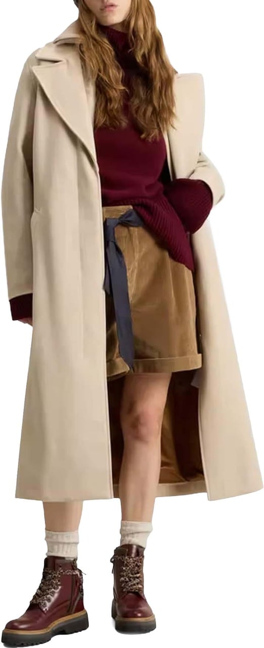 Woolrich Dames LP Luxury Coat Beige