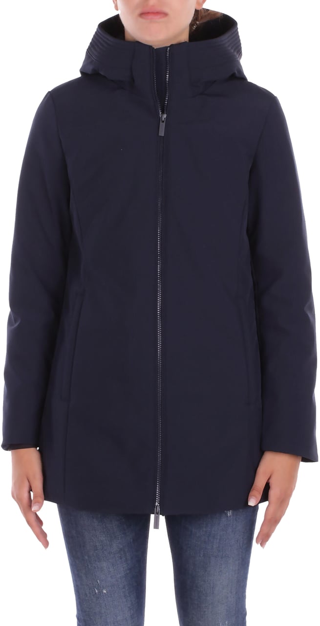 Woolrich Coats Blue Blauw