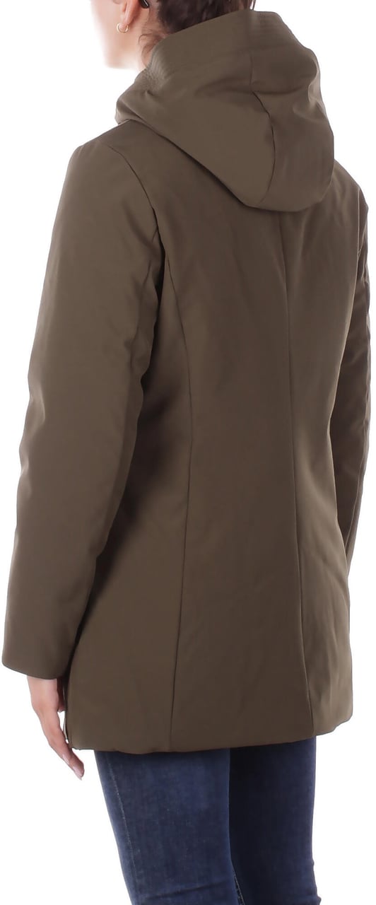 Woolrich Coats Green Groen