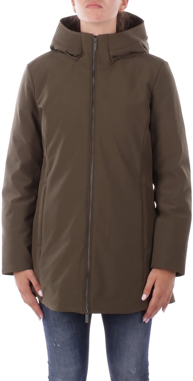 Woolrich Coats Green Groen