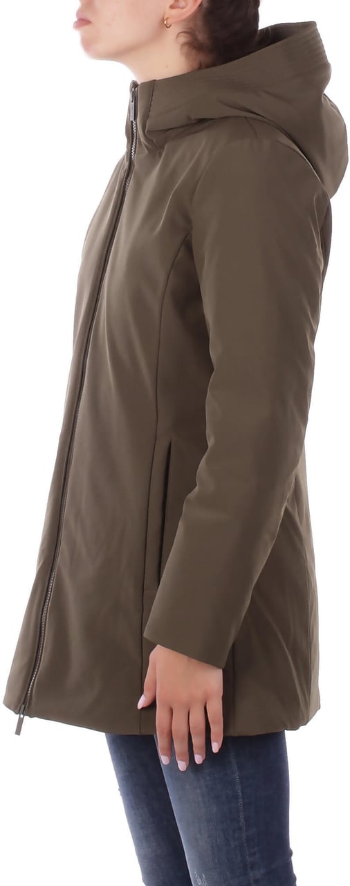 Woolrich Coats Green Groen